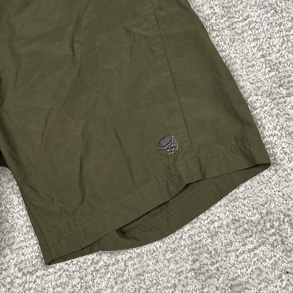 Mountain Hardwear Shorts Womens 8 Green Ramesa Nylon Hiking outdoor Pockets - Picture 5 of 6